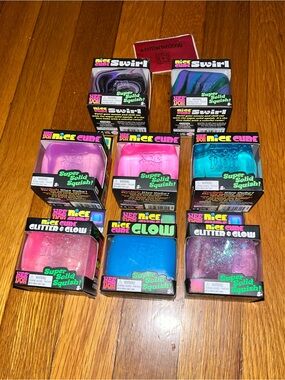 Schylling NeeDoh Nice Cube Super Solid Squish only 1 pick your color